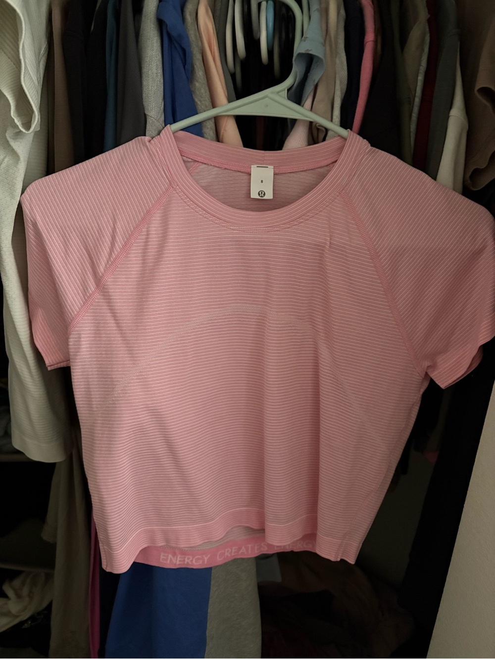 lululemon athletica swiftly tech Short Sleeve Crop Top